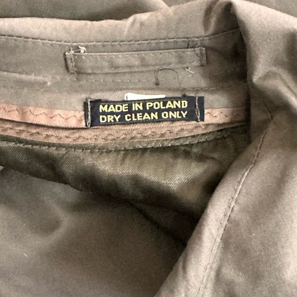 Saks Fifth Avenue Rain & Stain Repellent Trench Coat – Olive – Kids 10 - Picture 8 of 10